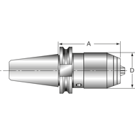NC-Kurzbohrfutter DIN69893 HSK-A63, 1-16mm mit Schneckengetriebe, mit IKZ
